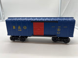 K-Line k-5120 Baltimore Ohio Blue Orange Boxcar O SCALE Like New