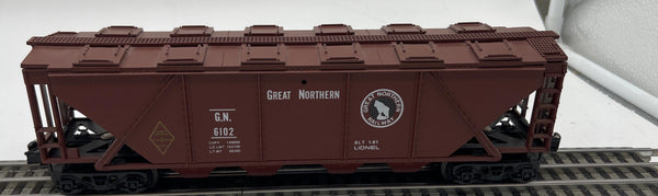 Lionel Great Northern 6-6102 4-Bay Covered Hopper O SCALE Like New