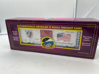 MTH Premier 20-93092 American Freedom Box Car #91101. SEPT 11 2001 9/11 COMMEMORATIVE O SCALE NEW