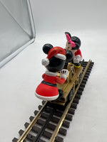 Lionel 6-18433 Mickey and Minnie Christmas handcar O SCALE Like New