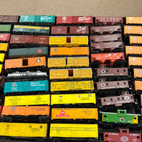 HO Scale Western Freight Cars-- 3 to 4 Random Freight Cars Most with Kadee Couplers