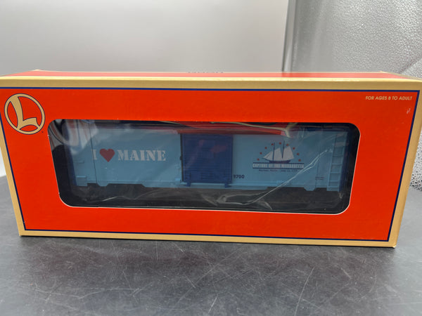 Lionel I love Maine boxcar #6-19968 O SCALE NEW