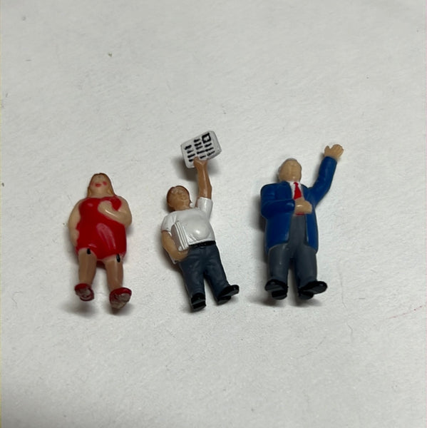 HO Scale figure pack Obese People