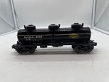 Lionel 1970s era #6-9138 O-gauge Sunoco 3 dome tank car O SCALE Like New