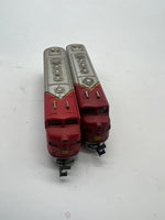 Bachmann set of 2 Santa fe Diesel Locomotives both powered N SCALE Used Excellent No Box