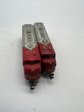 Bachmann set of 2 Santa fe Diesel Locomotives both powered N SCALE Used Excellent No Box
