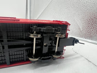 Atlas 7550 ATLAS BURLINGTON DECORATED ACF 60' D.D. AUTO PARTS BOX CAR 2 rail O SCALE WEATHERED (custom decorated) AS IS Used