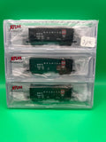 Atlas 50003706 55-Ton Fishbelly Hopper - Flat End & Load - Ready to Run -- Reading 80228, 80240, 80273 (black, Roman Lettering, red Anthracite Logo) 3 PACK N SCALE NEW