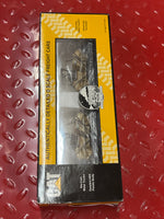 MTH 20-98496 Caterpillar Flatcar w/(2) XW Vibratory Asphalt Compactors O-Scale new