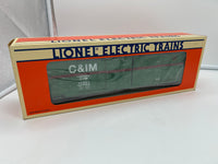 Lionel 6-17207 Chicago and Illinois Midland C&IM double door boxcar O SCALE Like New