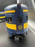 MTH Premier 20-65095 Alaska 5-Car 70' Streamlined Passenger Set (Smooth Sided) O SCALE Like New