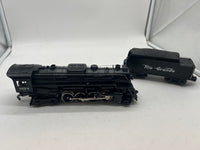 Lionel 6-38624 2-8-4 #8624 Rio Grande Berkshire Jr locomotive &  tender  O SCALE Used Excellent Damaged Box as is