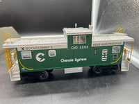 Lionel 6-17693 CHESSIE EXTENDED VISION SMOKING CABOOSE O SCALE Used Excellent