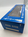 Pecos River PS002-HR-2 Western Pacific WP feather Double-Door Boxcar limited O SCALE Like New