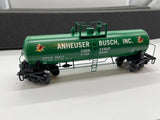 K-Line k6341-5604 Anheuser-Busch Corn Syrup Aluminum Tank Car --Beer Car O SCALE Like New