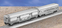 Lionel 6-35413 LIONEL LINES ALUMINUM STREAMLINED PASSENGER CAR 2-PACK 2530 & 2534 O SCALE Like New