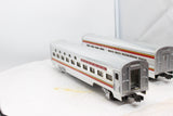 MTH Premier 20-6122 Santa Fe El-Capitan 2-Car 60' Slp/Din Aluminum Passenger Set O SCALE Like New