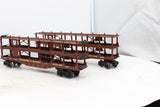 Lionel 6-16208 PENNSYLVANIA 2 Auto Carriers O Scale (NO CARS COME WITH THIS ITEM) Used