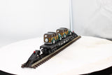 MTH 30-7662 Auto Transport W/2 1940 Woody Wagons O Scale Like New