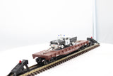 Lionel 6-26906 Southern Pacific Flatcar With Die-cast Corgi 1957 Chevy Police Car O SCALE Like New