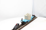 Lionel 6-16332 Depressed Flat Car W/Transformer O Scale (2 insulators are broken) Used