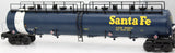 MTH Premier 20-96024 Santa Fe 20K Gallon 4-Compartment Tank Car O SCALE Like New