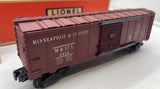 Lionel Postwar 6464-50 MINNEAPOLIS & ST. LOUIS Box Car 6464 Scale O SCALE Used Damaged Box