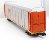 MTH Premier 20-90562E Denver & Rio Grande Western Corrugated Auto Carrier O SCALE Like New