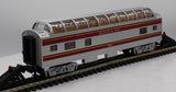MTH 33-6024 Rugged Rails Santa Fe Rugged Rails O-27 Streamlined Full-Length Vista Dome Car O-27 O SCALE Like New