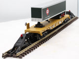 MTH 30-4234b PRR flat Car w/40' Trailer O SCALE Like New