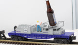 K-Line K721-5601 Rotating Lighted Bud Light Bottle Car O SCALE Like New
