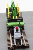 MTH Railking 30-7028A John Deere Flat Car O SCALE Like New