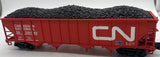 MTH Premier 20-97458 Canadian National CN red 4-Bay Hopper Car O SCALE Used Excellent