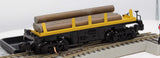 American Flyer 6-49027 PENNSYLVANIA RAILROAD Log Dump Car S Scale NEW