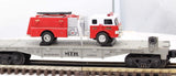 MTH 30-7629 MTH Transportation Company Flat Car RailKing O Scale Used Excellent