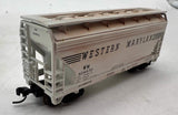 Atlas 39261 WESTERN MARYLAND 2-Bay Centerflow Hopper Gray N Scale WEATHERED AS IS Used Excellent