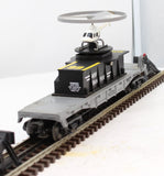 MTH Railking 30-7658 MTH Transport Flat Car w/Operating Helicopter O SCALE Like New