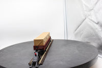 MTH Railking 30-7209 Pennsylvania Car Semi Scale Gondola & 3 crates no. 367829 O-27 Scale. O SCALE Like New