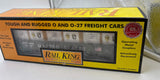 MTH Railking 30-72014 U.S. Army Gondola Car w/Crates O SCALE NEW
