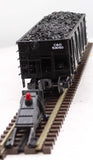 K-Line k-53050 C&O Diecst 2 Bay Hopper with Coal Load O SCALE Used Excellent No Box