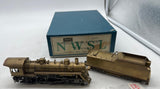 NWSL 553-579 Northwest Short Line Brass Norfolk Western 578 Pacific E-2A 4-6-2 Builder Alco Richmond 1910 Steam Locomotive BRASS HO SCALE Used Excellent Damaged Box