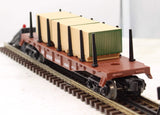 Lionel 6-16386 SOUTHERN PACIFIC Flatcar with Wood Load Mainline O Scale Used