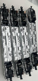Lionel 6-29144 SANTA FE El Capitan 18" Aluminum Passenger Car 4 Pack O Scale Like New