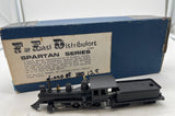 Far East Distributors 128 Steam locomotive Spartan Series -- painted  Brass HOn3 SCALE Used Excellent Damaged Box as is