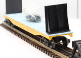K-Line 6994 Union Pacific Flat Car W/Bulkheads & Stakes K-6994 O SCALE NEW