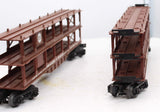 Lionel 6-16208 PENNSYLVANIA 2 Auto Carriers O Scale (NO CARS COME WITH THIS ITEM) Used