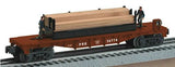 Lionel 6-36774 Pennsylvania PRR Moe & Joe Lumber Flatcar O SCALE Like New
