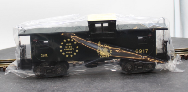 Lionel 6-6917 Jersey Central Lines extended vision caboose 6917 Miss Liberty 1986 O SCALE NEW