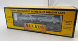 MTH Railking 30-7617 Auto Transport w/Mustangs Flat Car O SCALE NEW
