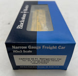 Blackstone Models B340803 DENVER & RIO GRANDE WESTERN Refrigerator Car Mainline #55 HOn3 Scale Used Excellent